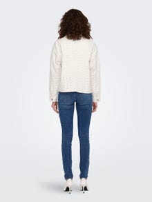 ONLY Oversized fit Overhemd kraag Overhemd -Cloud Dancer - 15291494