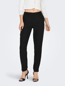 ONLY Slim Fit Hohe Taille Hose -Black - 15291514
