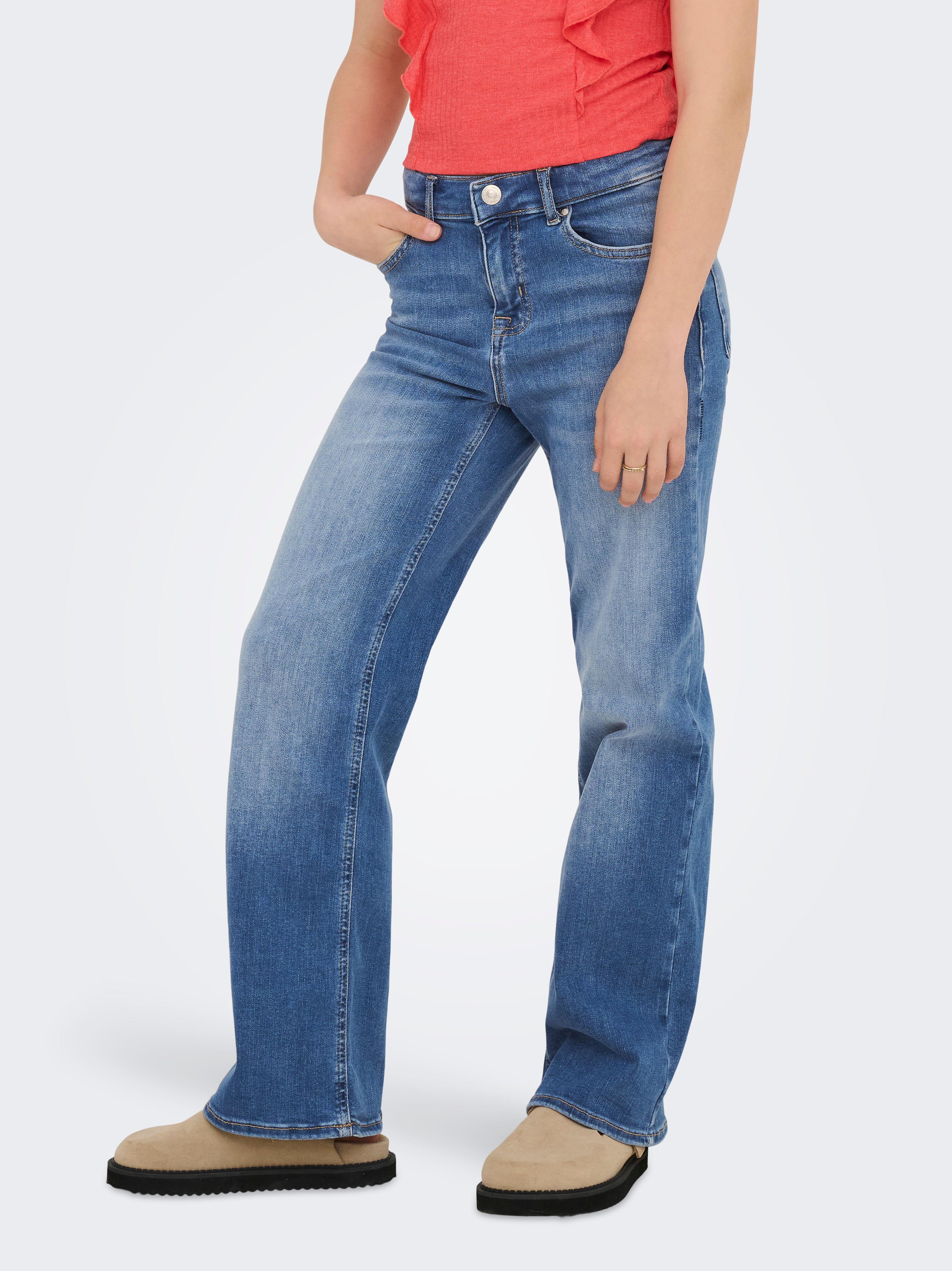Kogmadison Mittlere Taille Gerade Geschnitten Jeans