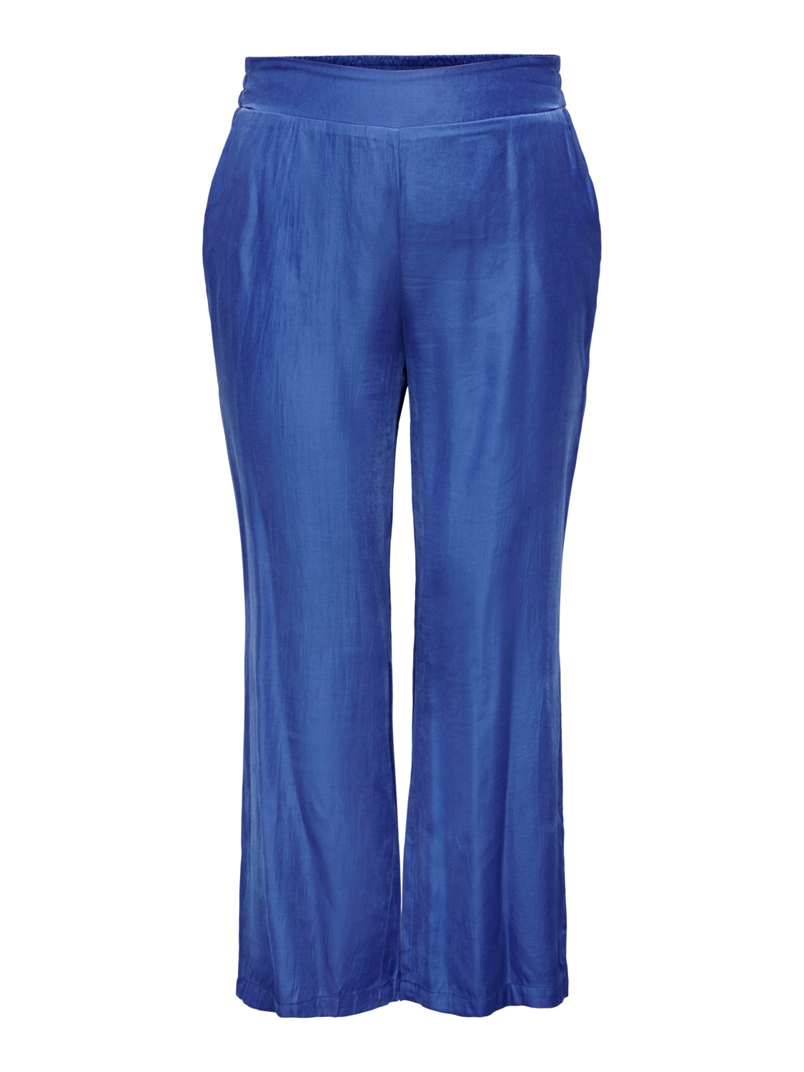 ONLY Curvy low waist trousers -Dazzling Blue - 15291596