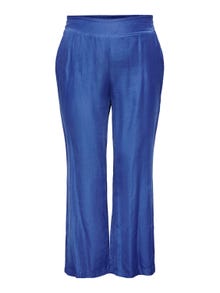 ONLY Curvy low waist trousers -Dazzling Blue - 15291596