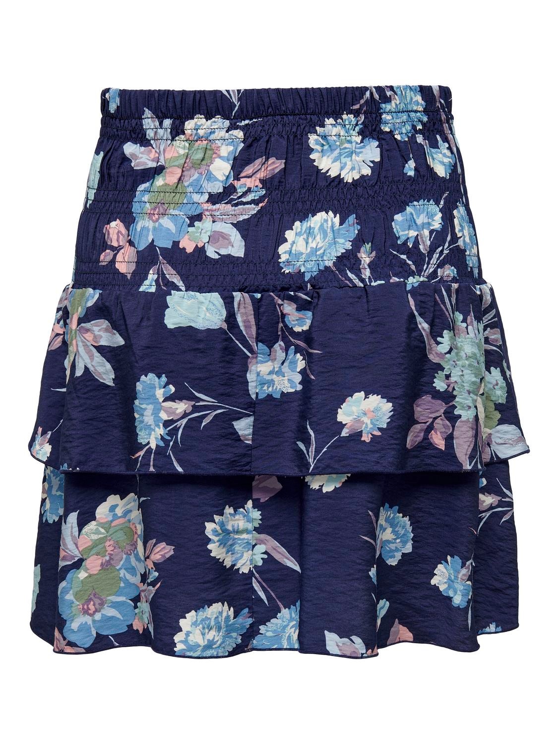 ONLY Short Skirt With Smock -Patriot Blue - 15291664