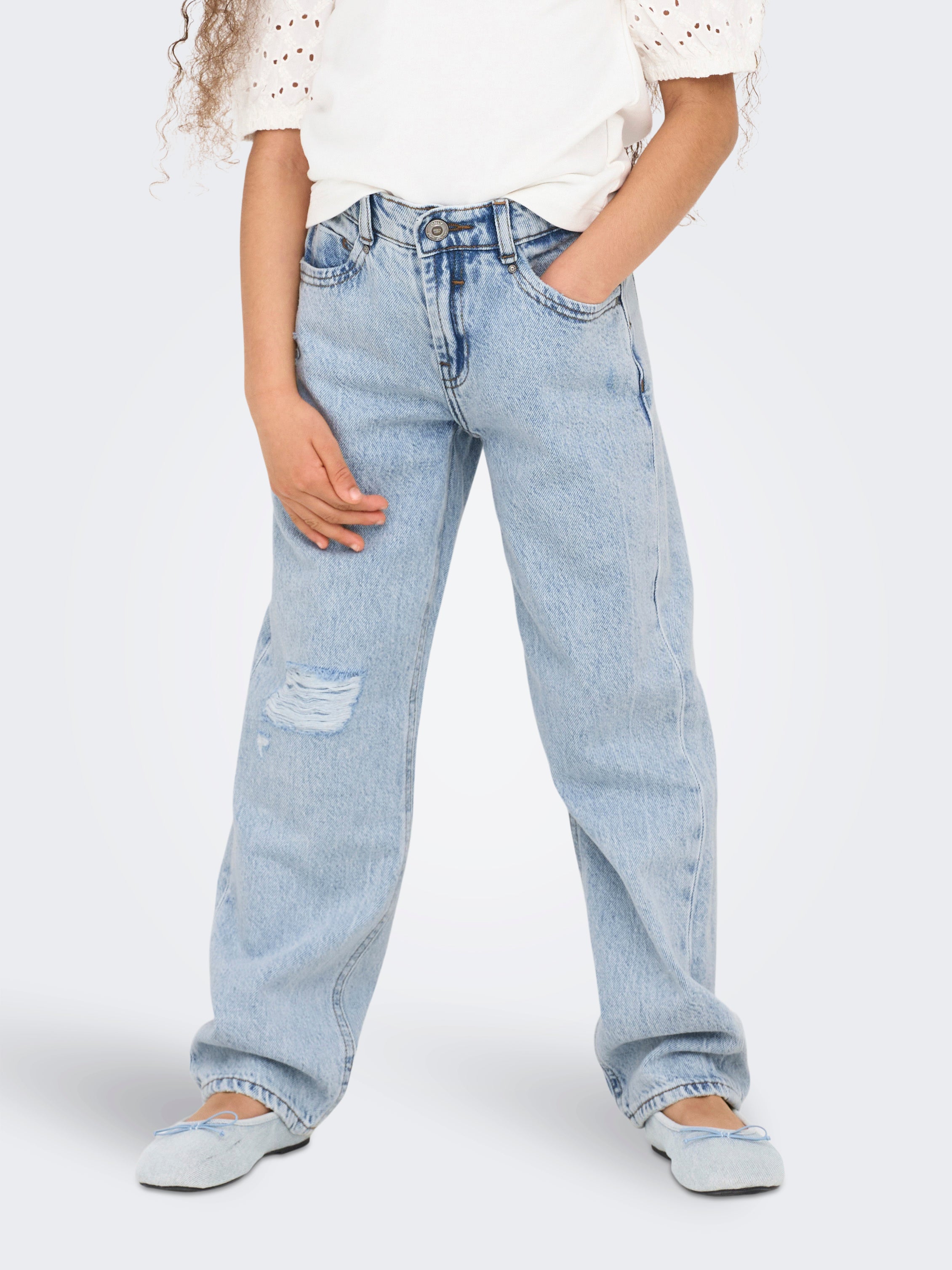 Kogdad Gerade Geschnitten Jeans