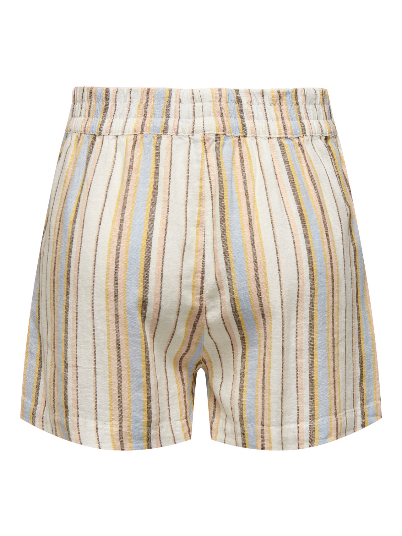 ONLY Linen shorts with high waist -Clear Sky - 15291774