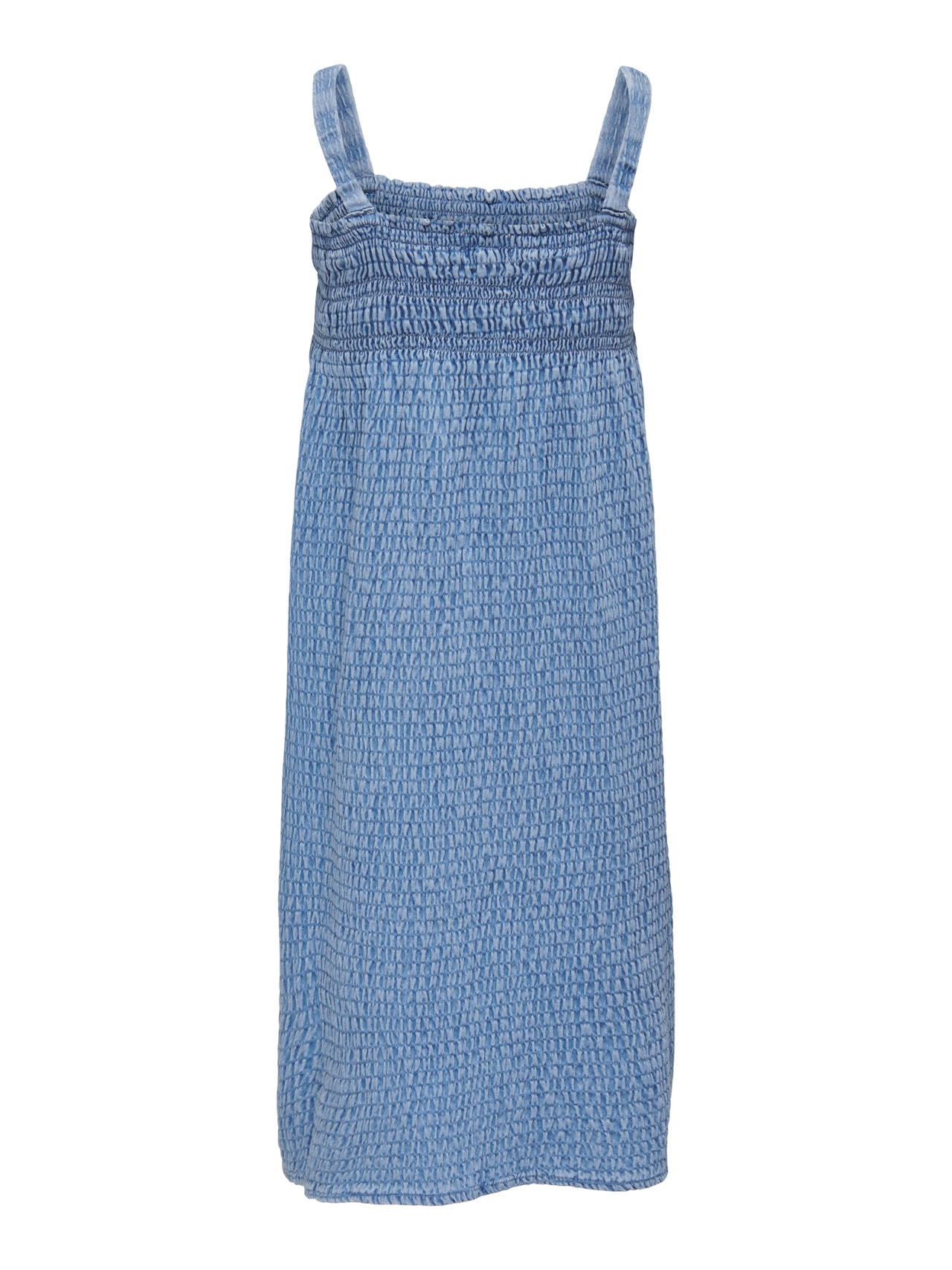 ONLY Lös passform V-ringning Kort klänning -Medium Blue Denim - 15291850