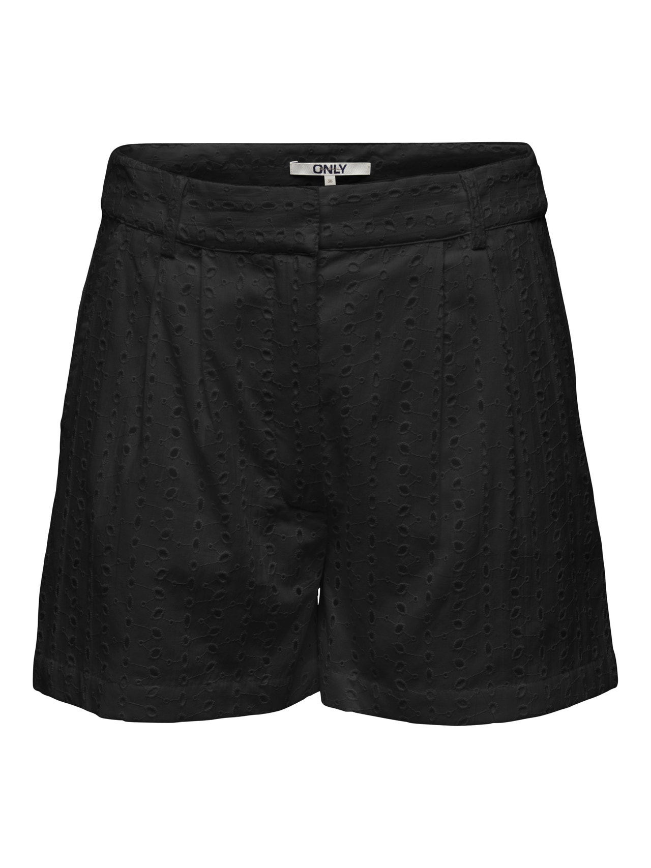 ONLY Regular Fit High waist Shorts -Black - 15291874