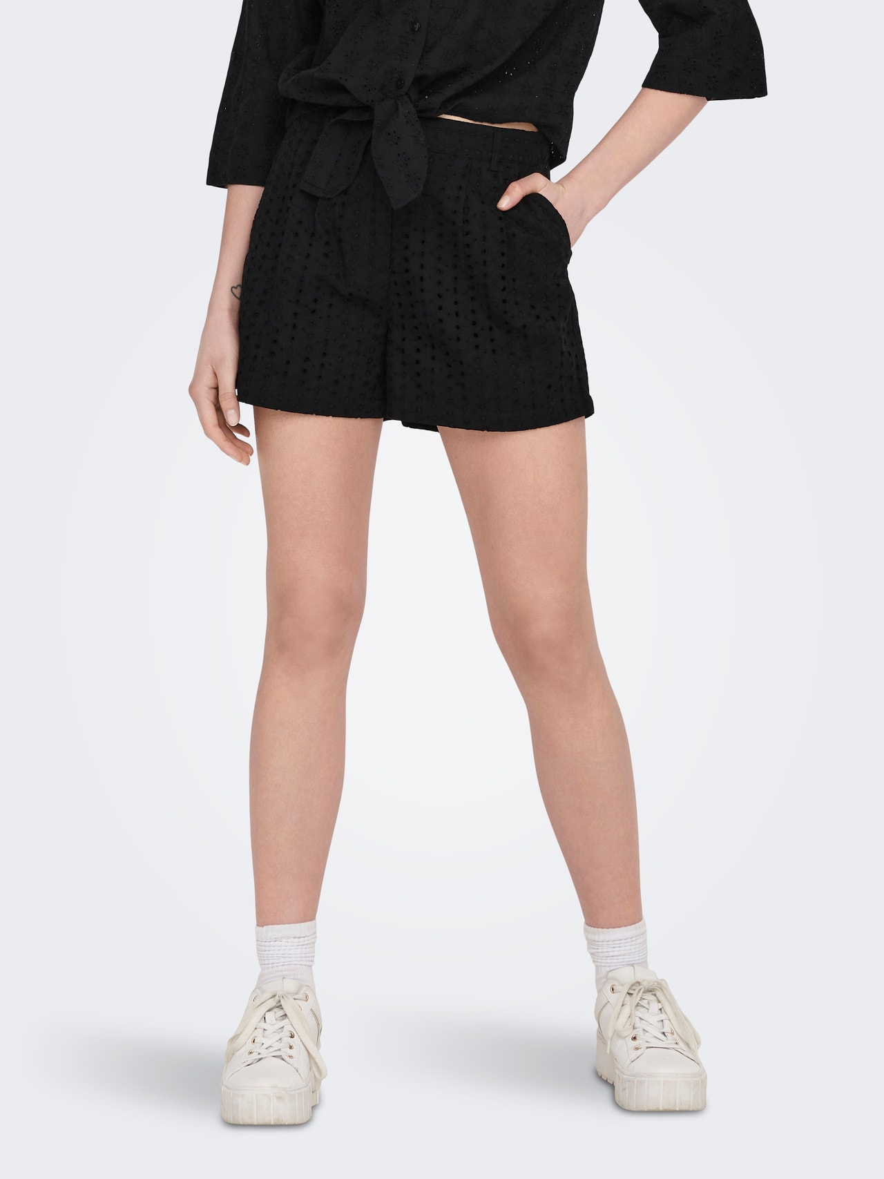 ONLY Normal passform Shorts -Black - 15291874