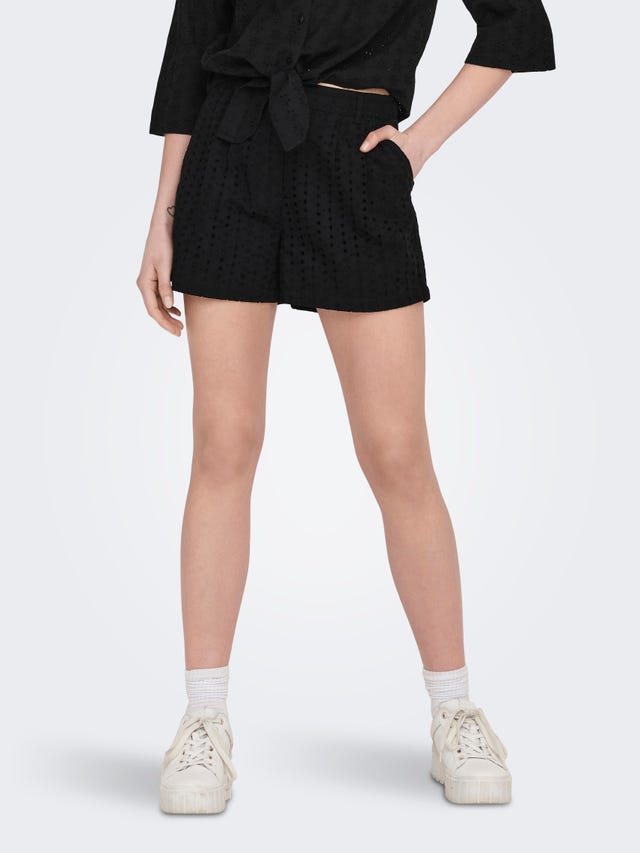 ONLY Normal geschnitten Hohe Taille Shorts - 15291874