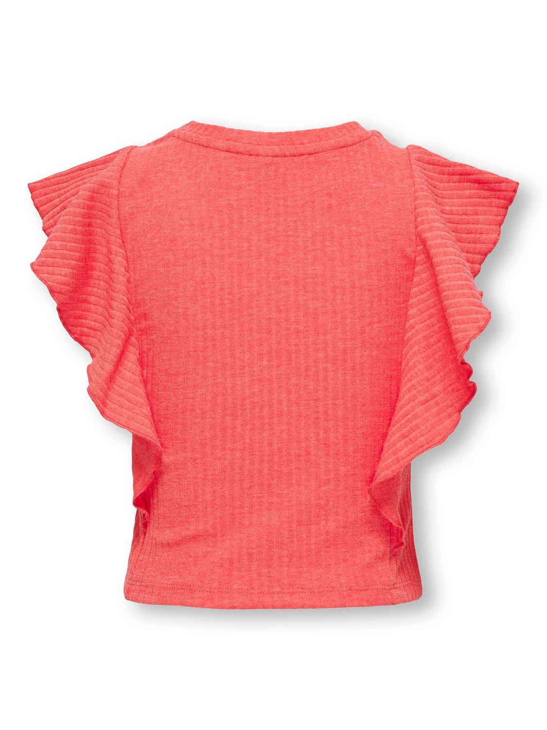 ONLY Stretch Fit Round Neck Top -Rose of Sharon - 15291900