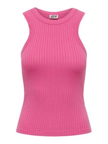 ONLY Slim fit O-hals Tank top -Pink Power - 15291932