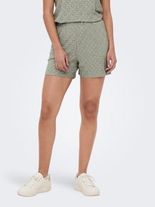 ONLY Shorts Loose Fit -Seagrass - 15291935