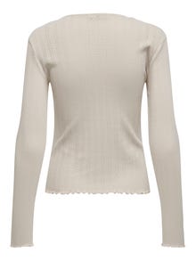 ONLY Long sleeved top -Pumice Stone - 15291987