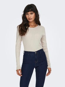 ONLY Long sleeved top -Pumice Stone - 15291987