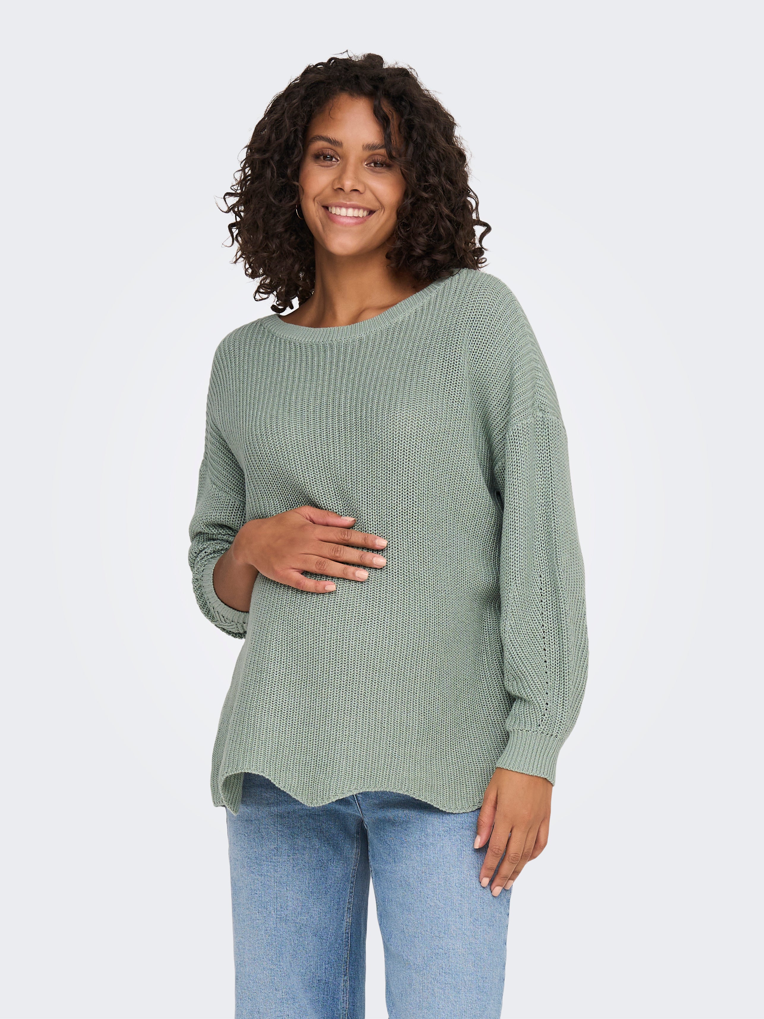 Fitted knitted outlet jumper