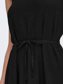 ONLY Locker geschnitten Trapezausschnitt Kurzes Kleid -Black - 15292054
