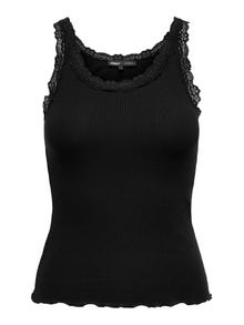 ONLY Regular fit U-Hals Tanktop -Black - 15292057