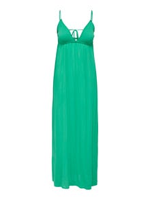 ONLY Maxi v-hals kjole  -Simply Green - 15292076