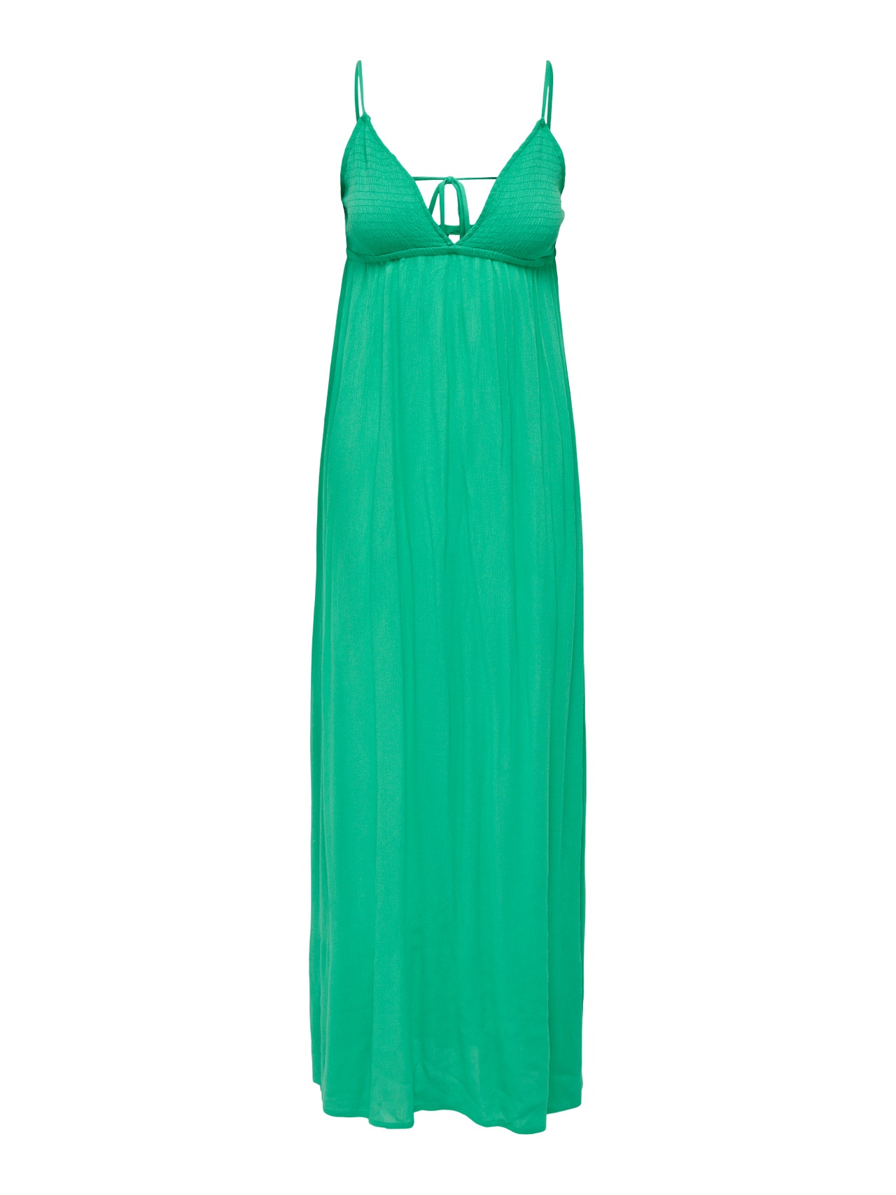 ONLY Regular fit V-Hals Lange jurk -Simply Green - 15292076