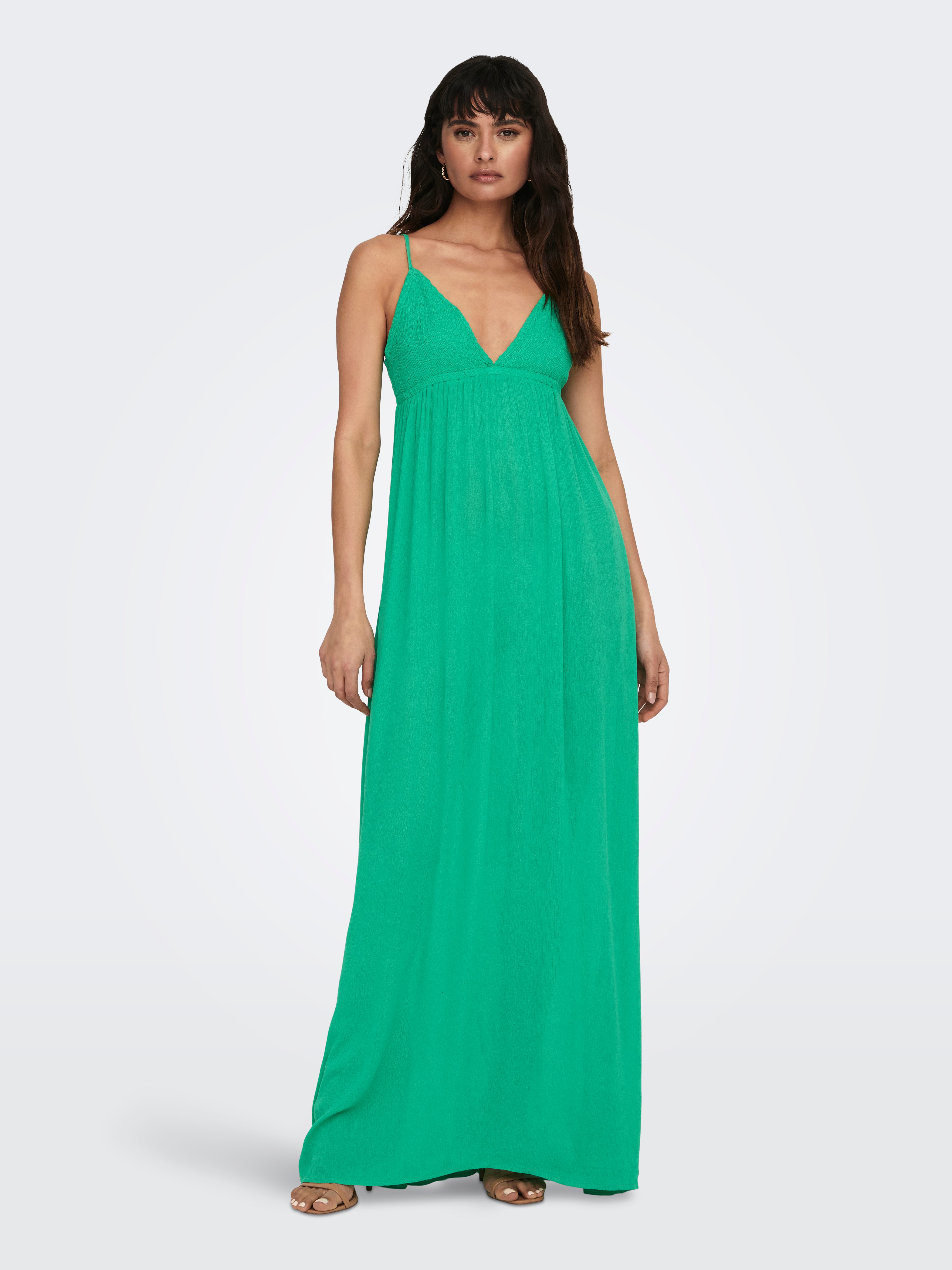 Robe longue Regular Fit Col en V with 30% discount! | ONLY®