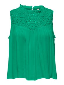 ONLY Tops Corte relaxed Cuello redondo -Simply Green - 15292078