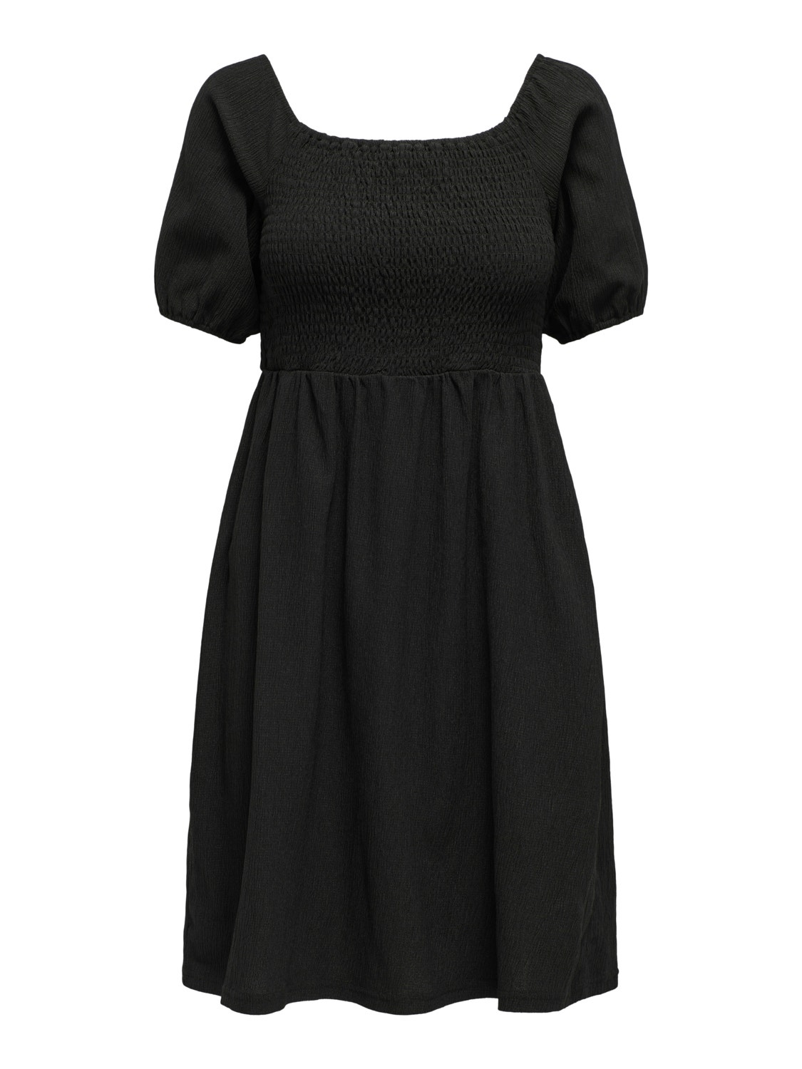 ONLY Robe courte Loose Fit Col carré -Black - 15292097