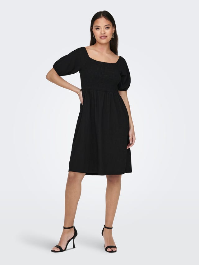 ONLY Loose Fit Square neck Short dress - 15292097