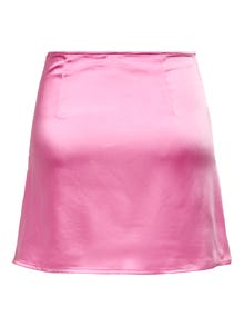 ONLY Short Skirt With Slit -Fuchsia Pink - 15292108