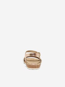 ONLY Læder sandaler -Gold Colour - 15292178