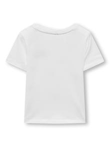 ONLY Regular Fit Round Neck T-Shirt -Cloud Dancer - 15292191
