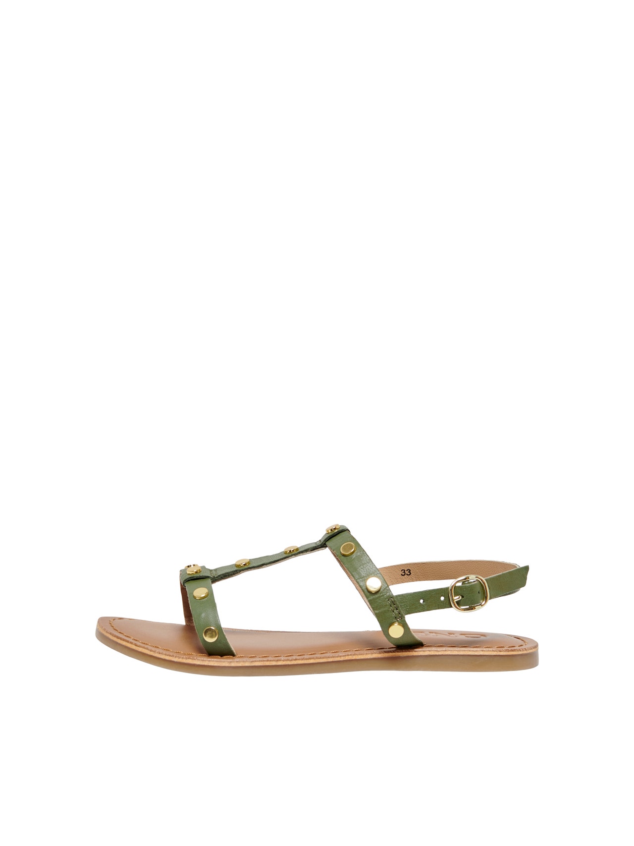 ONLY Læder sandaler med nitter -Kalamata - 15292192