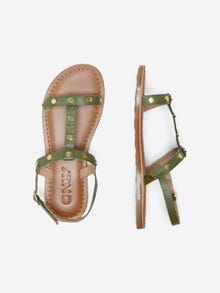 ONLY Læder sandaler med nitter -Kalamata - 15292192