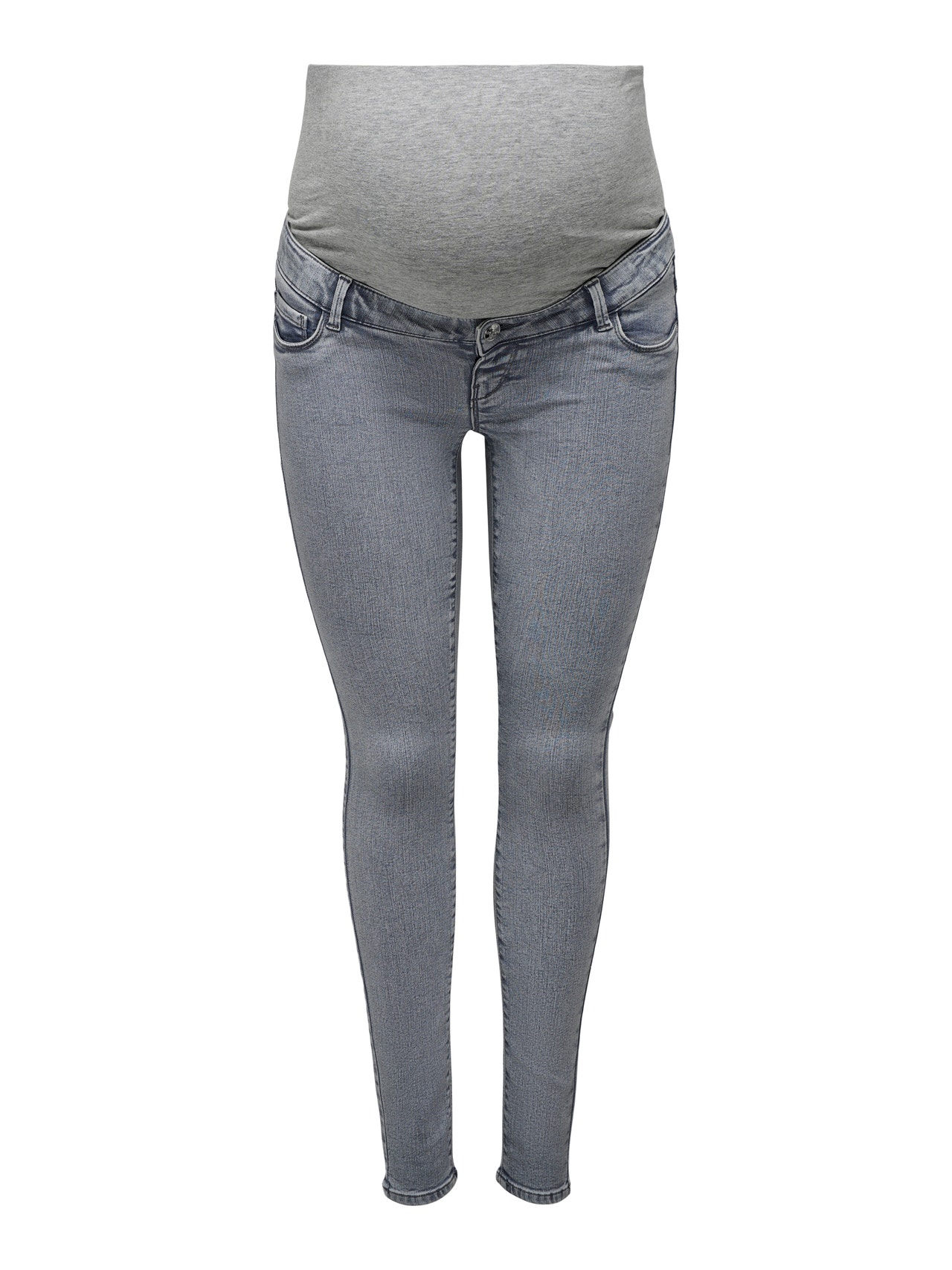 ONLY Skinny Fit Medelhög midja Graviditet Jeans -Medium Grey Denim - 15292268