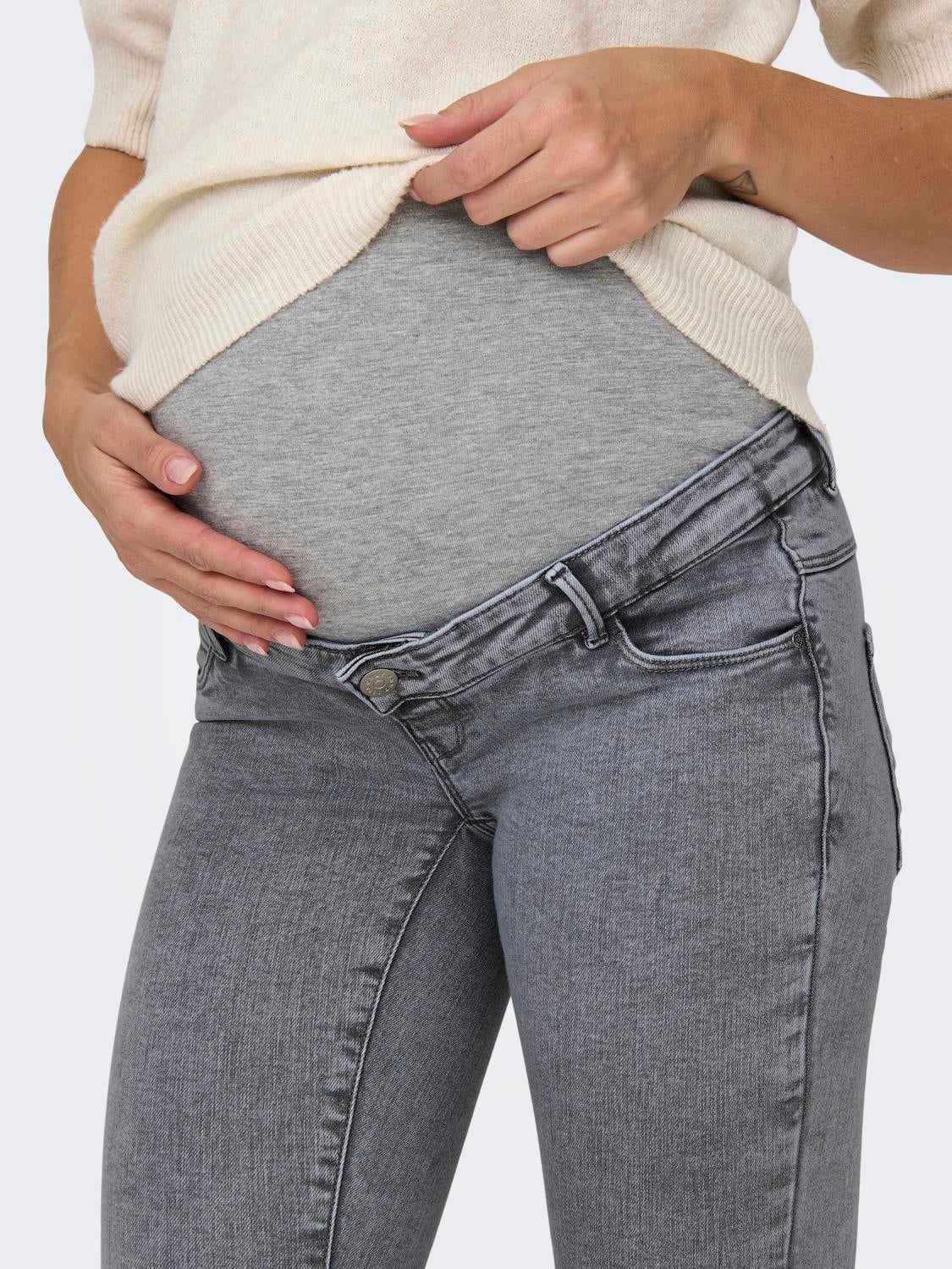 Grey maternity outlet jeggings