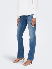 ONLY Regular Fit Maternity Jeans -Medium Blue Denim - 15292306