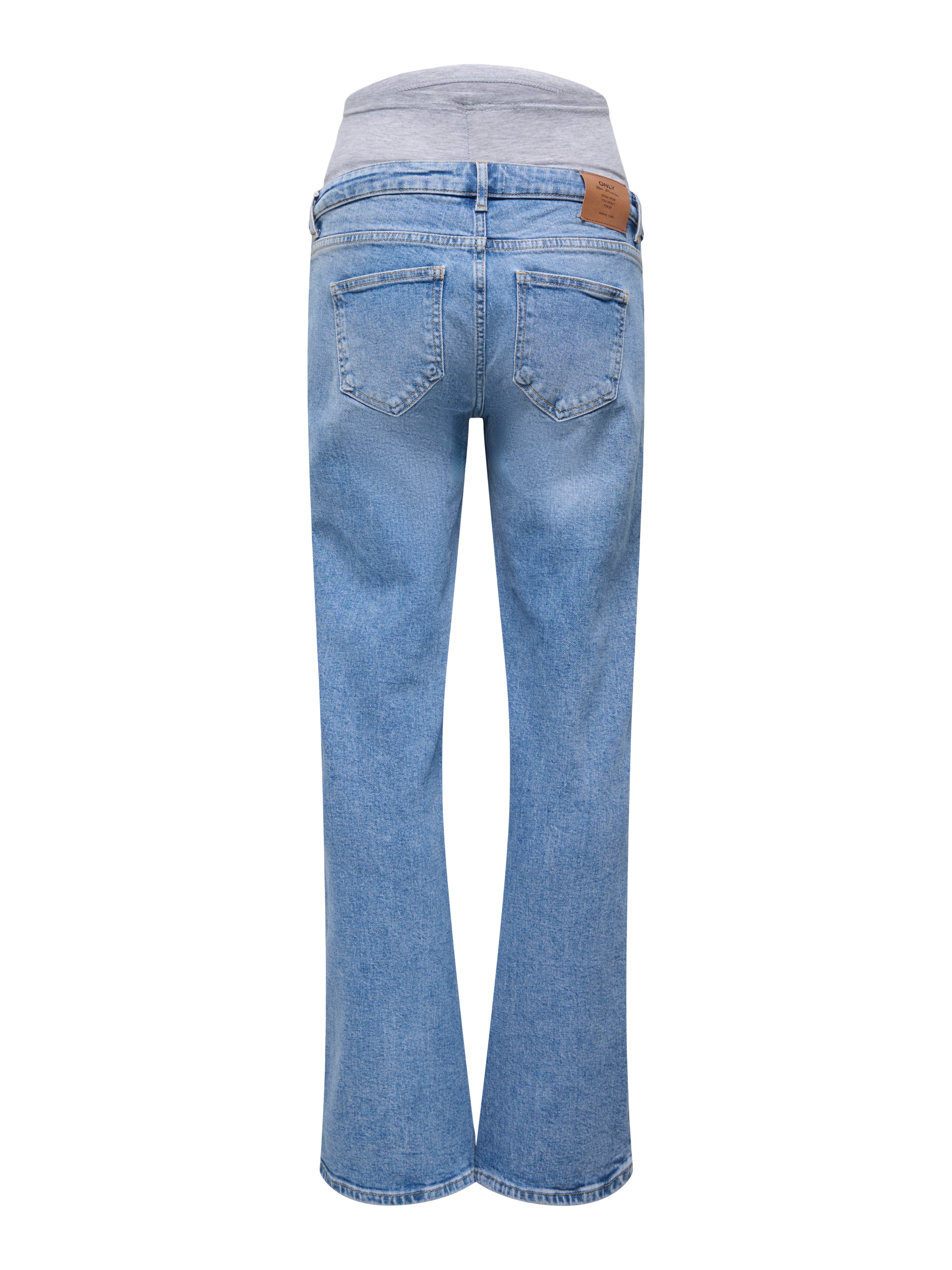 Thumbnail - Olmjuicy Hohe Taille Gerade Geschnitten Jeans