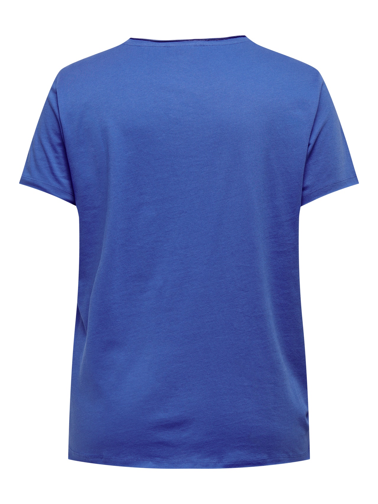 ONLY Curvy printet t-shirt -Dazzling Blue - 15292315