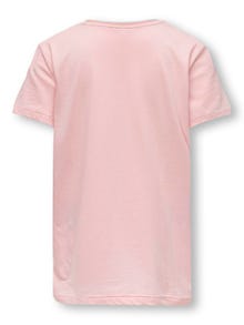 ONLY Slim Fit Round Neck T-Shirt -Tickled Pink - 15292340
