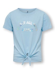 ONLY Regular fit O-hals T-shirt -Clear Sky - 15292349
