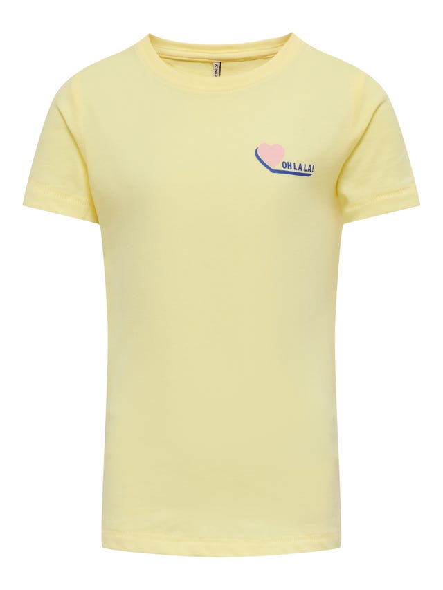 ONLY Slim Fit Rundhals T-Shirt - 15292353