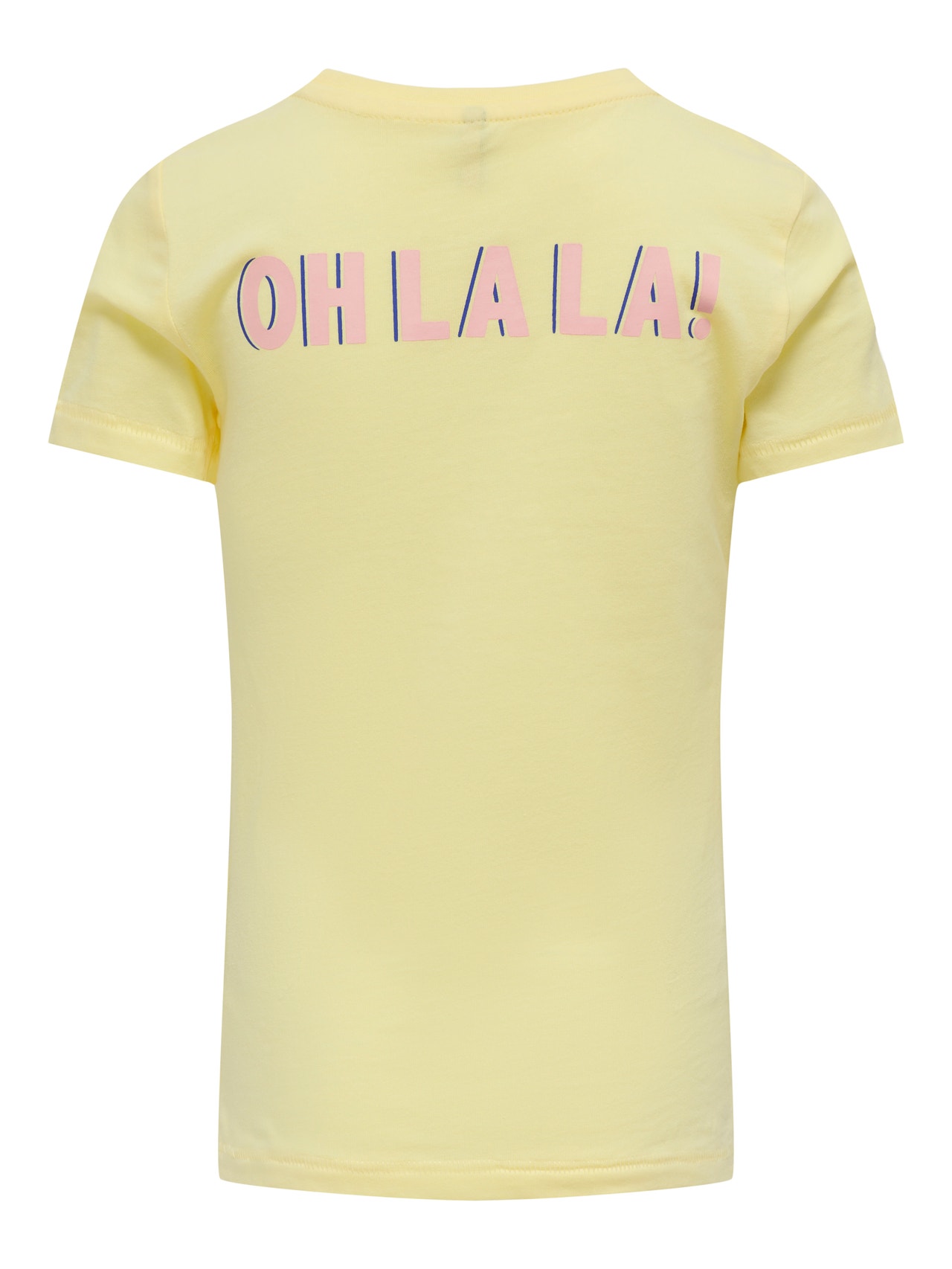 ONLY Slim Fit O-hals T-skjorte -Lemon Meringue - 15292353