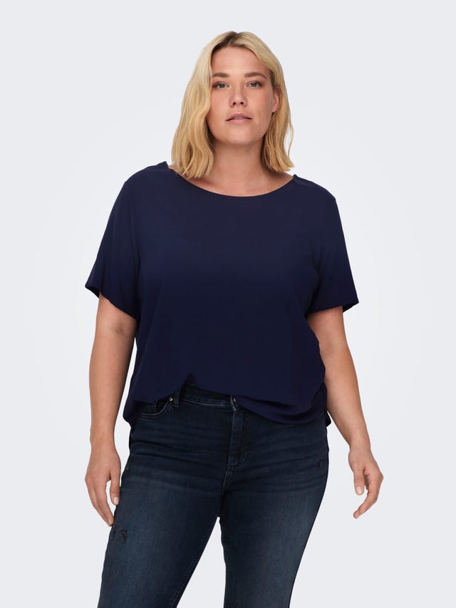 ONLY Curvy solid color top - 15292356
