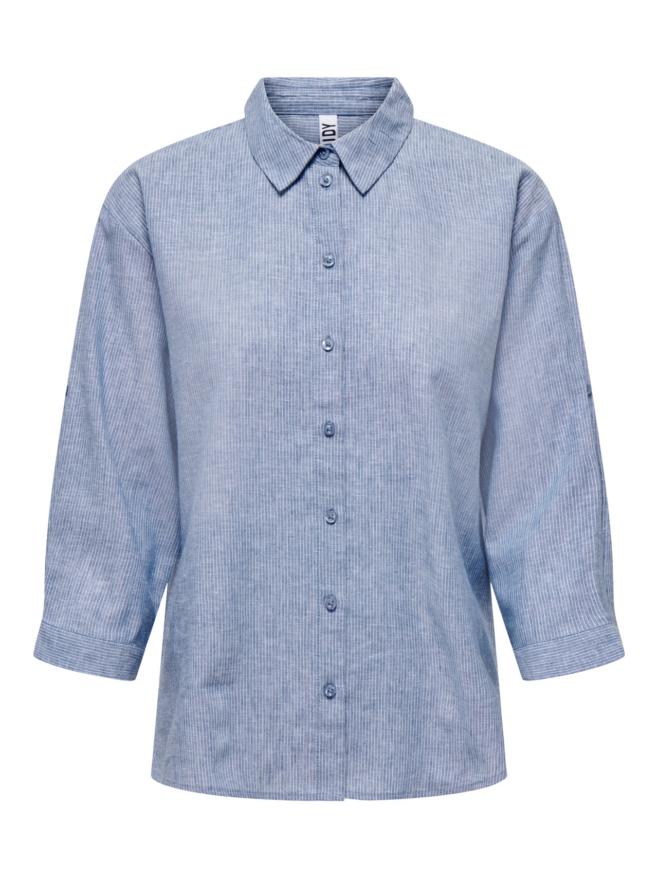 ONLY Regular Fit Skjortekrage Oppbrettede mansjetter Skjorte -Dresden Blue - 15292424