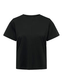 ONLY Regular Fit O-hals T-skjorte -Black - 15292431