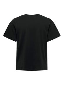 ONLY Normal passform O-ringning T-shirt -Black - 15292431