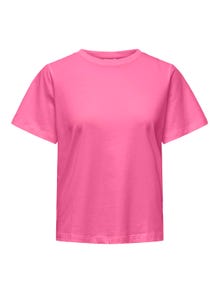 ONLY T-shirts Regular Fit Col rond -Pink Power - 15292431