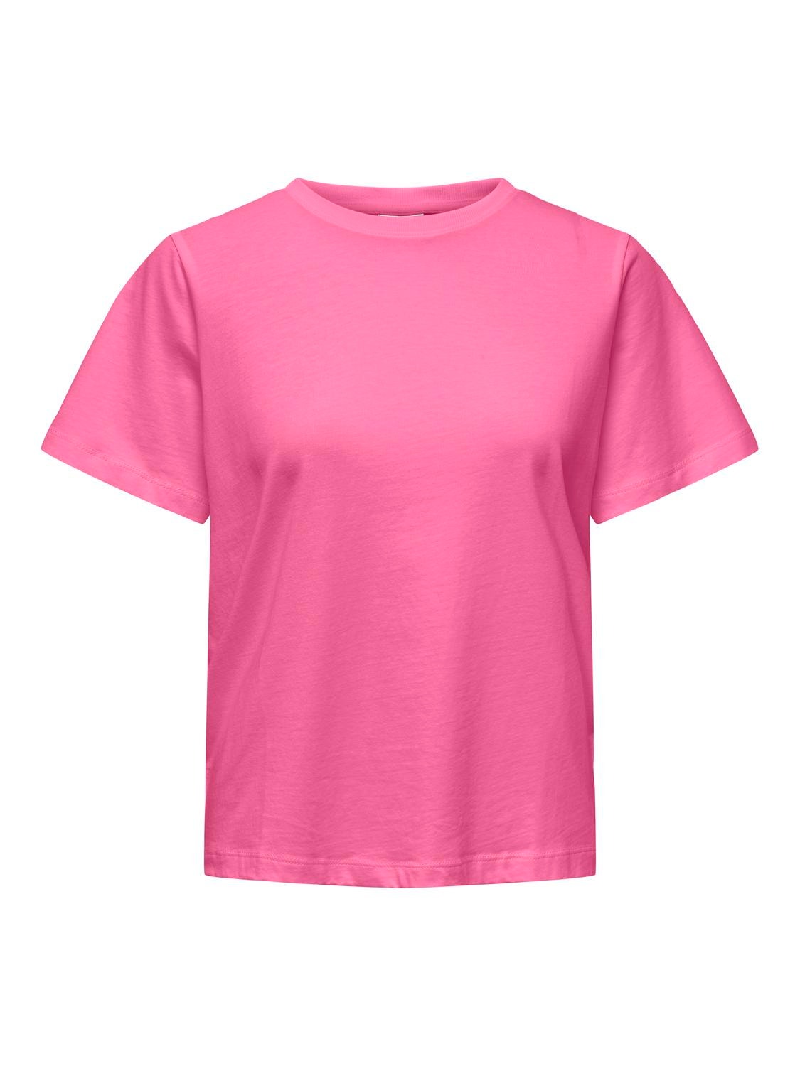 ONLY T-shirts Regular Fit Col rond -Pink Power - 15292431