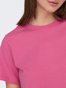 ONLY T-shirts Regular Fit Col rond -Pink Power - 15292431