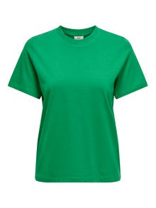 ONLY Krój regularny Okrągły dekolt T-shirt -Jelly Bean - 15292431