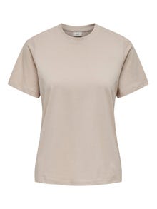 ONLY Regular fit O-hals T-shirts -Chateau Gray - 15292431
