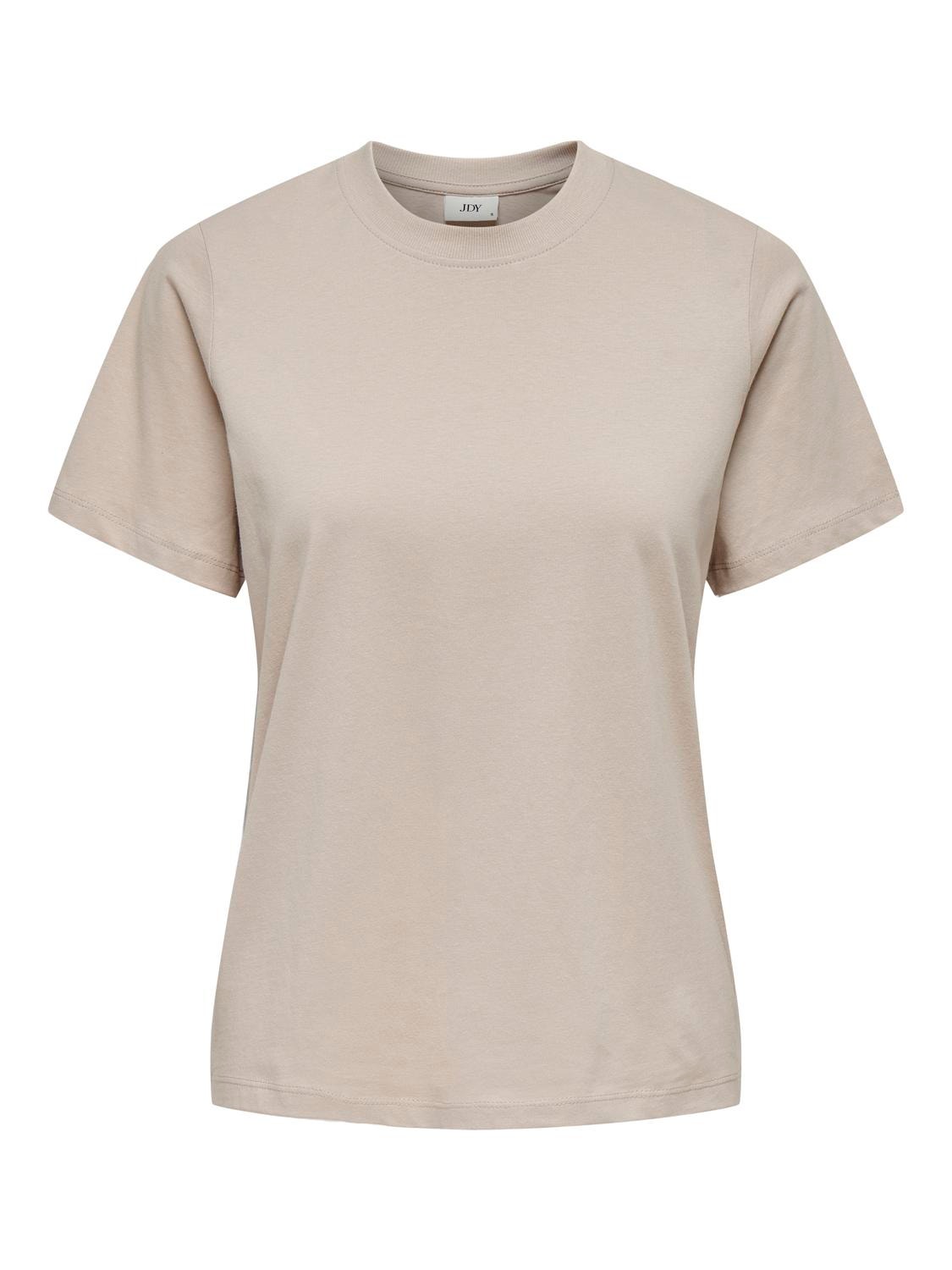 ONLY Regular Fit Round Neck T-Shirt -Chateau Gray - 15292431